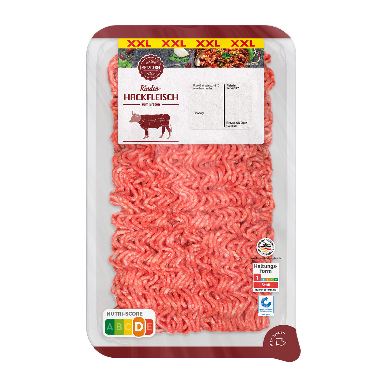 MEINE METZGEREI Rinderhackfleisch XXL
