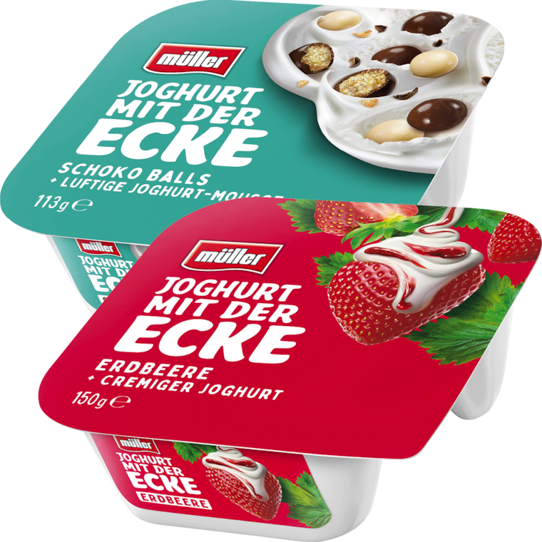 Müller Joghurt mit der Ecke