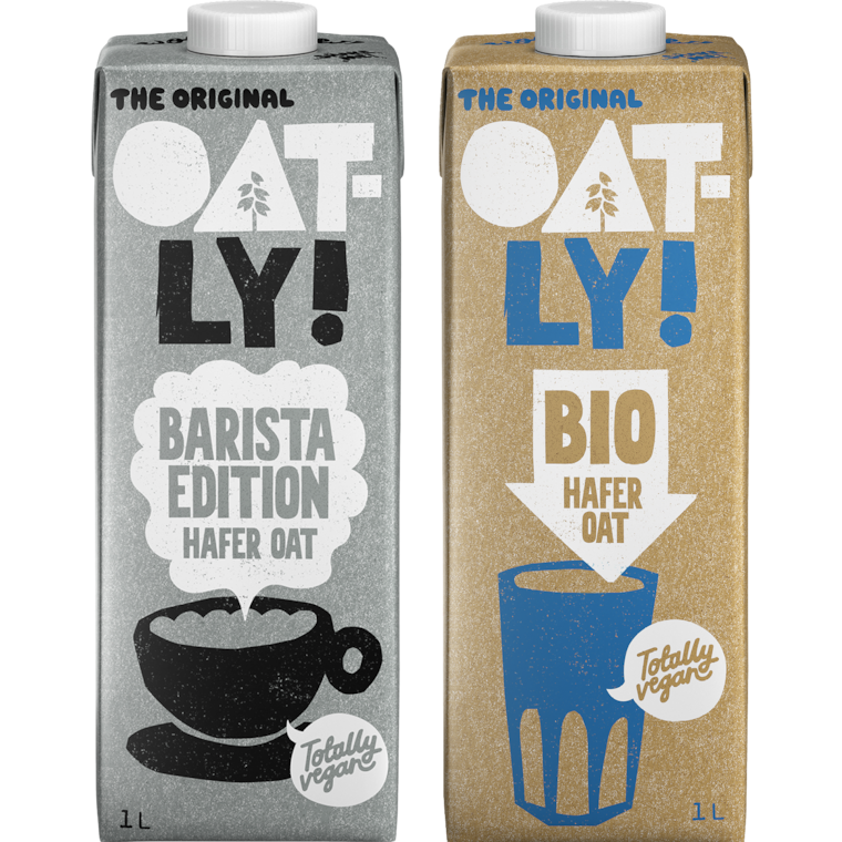 Oatly Haferdrink, Hafer Barista oder Aufstrich