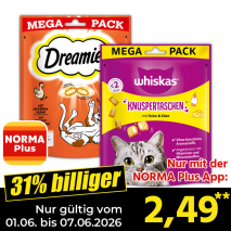 Whiskas/Dreamies Snacks XXL