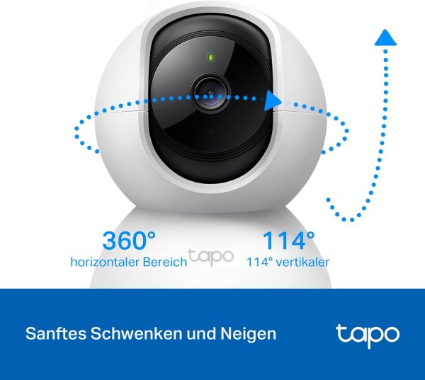 Tapo TP-Link C200 360°-WLAN-Überwachungskamera für den Innenbereich – Bild 2