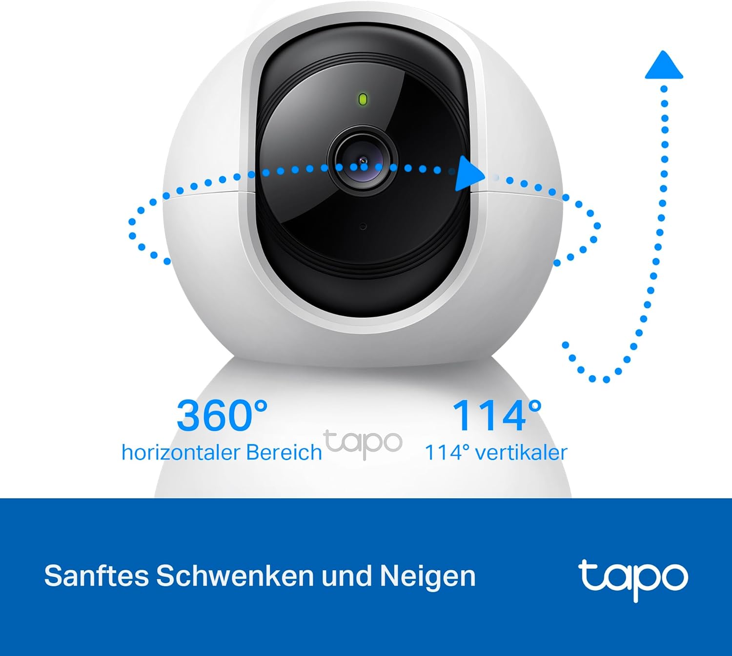 Tapo TP-Link C200 360°-WLAN-Überwachungskamera für den Innenbereich
