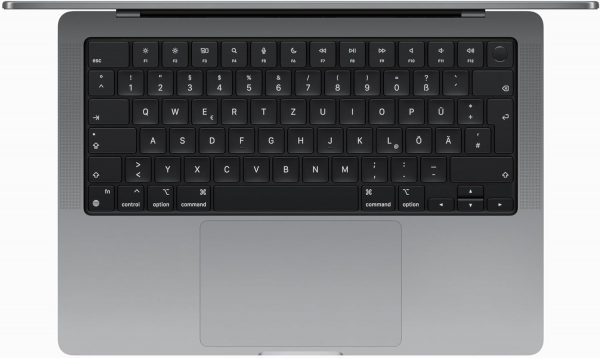 Tastatur des Apple 2023 MacBook Pro mit Apple M3 Chip (14”)