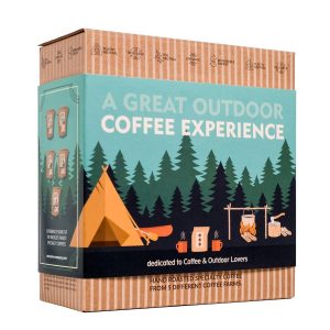 Kaffee Geschenk Set zum Außenbereich – 5 Beste Single Estate Spezialitäten & Bio Kaffees aus aller Welt