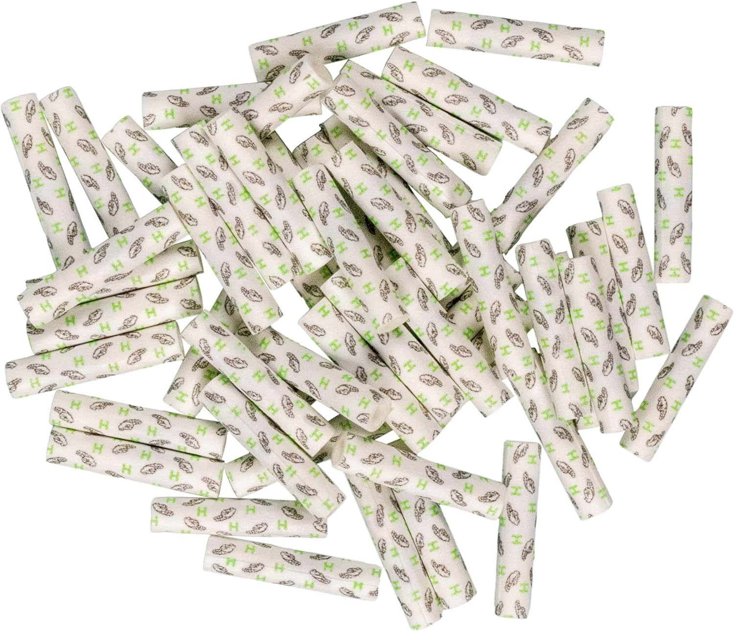 Hybrid Slimfilter – 250er Beutel – Aktivkohlefilter, 6,4mm, Halb Zellstoff Halb Aktivkohle, Weiß
