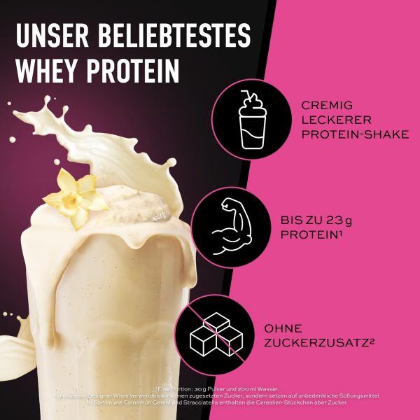 ESN Designer Whey Protein Pulver, Vanilla, 1 kg – Bild 2